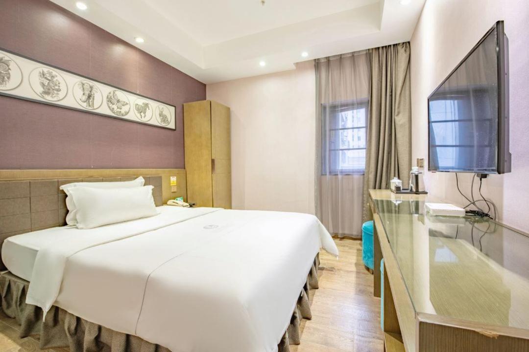 Lnsail Hotel Shenzhen Luohu Port Railway Station ภายนอก รูปภาพ