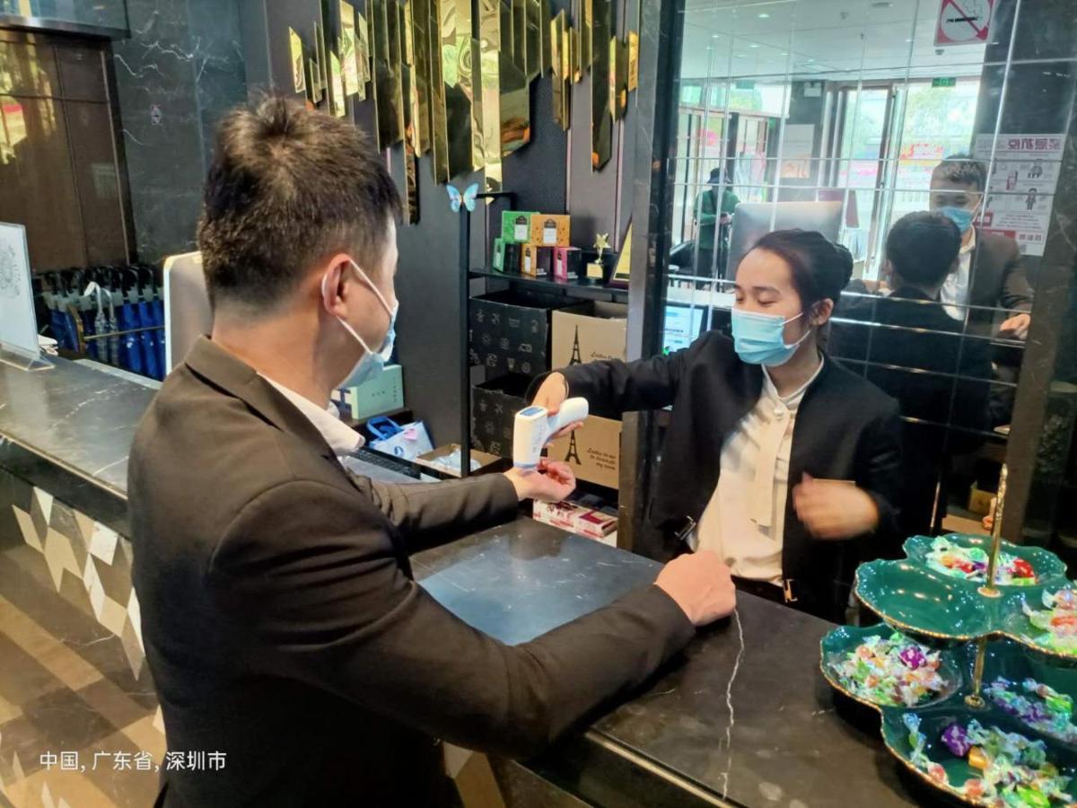 Lnsail Hotel Shenzhen Luohu Port Railway Station ภายนอก รูปภาพ